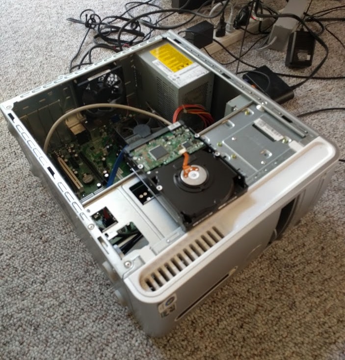 Computer I salvaged and replaced parts on